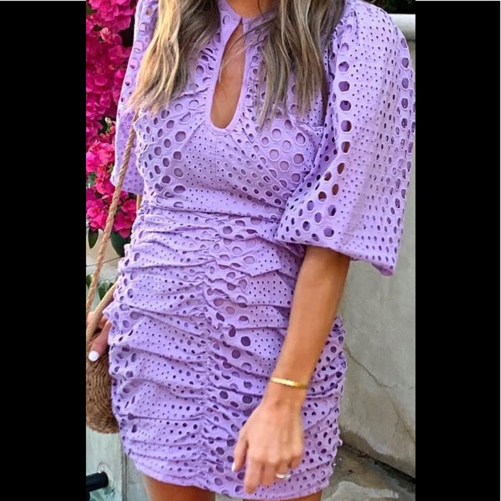 Lavender Eyelet Dress
